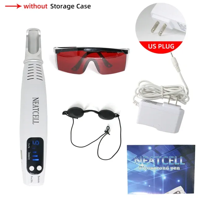 Picosecond Red Blue Light Therapy Tattoo Scar Mole Freckle Removal Dark Spot Remover hine Portable Beauty Laser Pen_viptrois.com