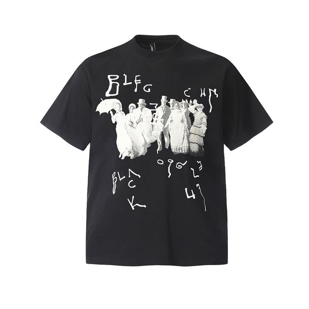 Men's Clothing Men's T Shirts For Men And Women With Niche Characters Printed Short Sleeved Men's Trendy Brand Loose New Men's Tops_viptrois.com