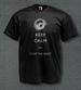 Keep Calm And Drop The Bass 100% Cotton T-shirt Mens Tees Top COOL CARBONIUM SILVER Dub Step Drum'n' Bass_viptrois.com