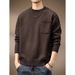 Loom Italy Winter New Round Neck Thick Sweater Men's American Heavy Retro Autumn Loose Knitwear Jacket_viptrois.com