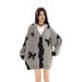 Loom Loom Mi Xian Clothing Unisex Trendy Brand European And High Cardigan V-Neck Sweater American Street Style Versatile Couple_viptrois.com