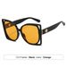 Men's Sunglasses Women's Sunglasses Anti Ultraviolet Sunshade Glasses Fashionable Hollow Square Large Frame_viptrois.com