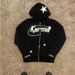 Gothic Unisex Zip-Up Hoodie With Five-Pointed Star Print – Oversized Dark Aesthetic Streetwear For Men & Women_viptrois.com