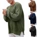 Men's Streetwear Knit Sweater – Thick Polyester Crewneck Pullover With Ribbed Hem (M-XXL, 5 Colors) | Oversized Long Sleeve Winter Top_viptrois.com