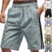Men's Hip Hop Sports Shorts Loose Fit Summer Khaki Straight High End Amei_viptrois.com