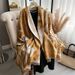 Unisex Autumn and winter new flower cashmere scarf women's air conditioning shawl fashion temperament thick scarf_viptrois.com