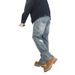 Men's Herringbone Denim Jeans – Relaxed Straight-Leg Casual Pants For Summer_viptrois.com