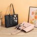 Women's Quilted Chain Shoulder Bag - Large Capacity Tote For Women, Stylish Work Commute_viptrois.com