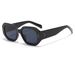 Men's Sunglasses New Oval Frame Sunglasses For Women With Gradient High End Retro Fashion Anti Ultraviolet Rice Nail Sunglasses_viptrois.com