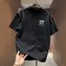 Men's Heavyweight Graphic T-Shirt - Oversized Fit, Streetwear Style With Urban Print For Summer Breathable Summer Weight_viptrois.com