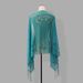Malaysian Long Scarf Shawl - Solid Color Lace Hijab With Hollow Tassel (Silk Blend, Summer Wear, Women's Fashion)_viptrois.com
