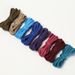 Shoe Accessories semicircular colorful polyester shoelace elastic band suitable for board shoes, casual shoes, sports shoes pants waist rope_viptrois.com