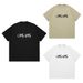 American Heavy Small Round Neck ONS ENS Printed Retro Shoulder Short Sleeve American Casual High Street Loose Cotton T-shirt_viptrois.com