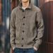 Green Deer American Retro Skin-Friendly Soft Casual Cardigan Sweater Men's Autumn Winter New Loose Knitted Jacket_viptrois.com