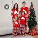 Christmas Bear snowflake letter striped Christmas family dress printed homewear sleep_viptrois.com