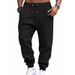 Men's Four Seasons Thin Terry Classic Sports Casual Jogging Training Fitness Sweatpants Men_viptrois.com
