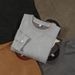 Men's Suede-Like Fleece Shirt-Sleeve Sweatshirt - Minimalist Crewneck Pullover With Japanese Aesthetic_viptrois.com