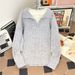 Spring and Autumn New Solid Color Top Paired with Fashionable, Versatile, Loose, Comfortable, Trendy Brand Knitted Sweater_viptrois.com