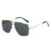 Frameless pilot Men's Gradual shading Sunglasses UV resistant sunglasses_viptrois.com