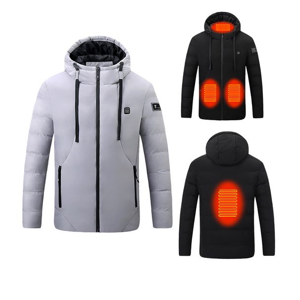Men's Clothing special heating cotton coat for men Outdoor sports heating cotton coat USB three speed control heating cotton coat_viptrois.com