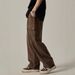 Men's Clothing Fashion Overalls Trendy Loose Straight Wide Leg Casual Pants_viptrois.com