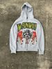 Loom European And Cross-Border Autumn American Style Men's Casual Street Hip-Hop Series 3D Printed Hooded Zipper Sweatshirt_viptrois.com