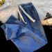 Men's Stretch Waist Straight Leg Drawstring Jeans - Durable Loose Fit Work Pants For Construction & Labor - Wide Leg Comfort_viptrois.com
