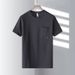 Men's Clothing Heavy Double Yarn Cotton Round Neck T Shirt Summer Couple Fashion Short Sleeve Large Size T_viptrois.com