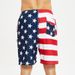 American Flag Quick-Dry Loose Beach For Men Plus Size Five-Point Swim Trunks Shorts_viptrois.com