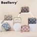 Card Bag Card Cases Women's Coin Purse Small Diamond Zipper Accordion Card Holder Multi Function Wallet_viptrois.com