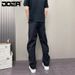 Men's Fleece Lined Thickened Casual Pants Autumn Winter New Style Simple Stylish Jogger Sports Solid Color Men's Bottoms_viptrois.com