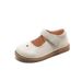 Children's Retro Leather Shoes, Small And Medium Children's Velcro Single Shoes, 2022 Spring New Girls' Princess Shoes, Black Children's Shoes Trend_viptrois.com
