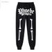 Men's Y2K Retro Streetwear Sweatpants Unisex Loose Fit Joggers With Drawstring & Letter Print (S-XXXL, 12 Colors)_viptrois.com