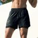 Men's clothing Exercise waistband Training Running sports casual shorts cotton_viptrois.com