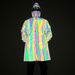 Men's Clothing long colorful reflective raincoat adult men and women large size windbreaker outdoor zipper raincoat_viptrois.com