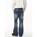 Men's Clothing | Autumn New Arrivals Style Retro Slim Flared Spliced Denim Pants_viptrois.com