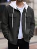 Men's Casual Cardigan Jacket – Lightweight Autumn Outerwear (Black/White/Khaki/Navy, S-XXL)_viptrois.com