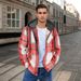 Men's Flannel Woolen Jacket Zipper Hoodie Winter Warm Hooded Coat_viptrois.com