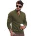 Men's Clothing Foreign Trade Men's Polo Shirt Lapel Long Sleeve Color Matching Men's New European And American Style_viptrois.com