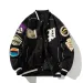 Varsity Jackets: Winter Baseball Jackets For Men And Women, Streetwear Fashion Coat, Blue Red_viptrois.com