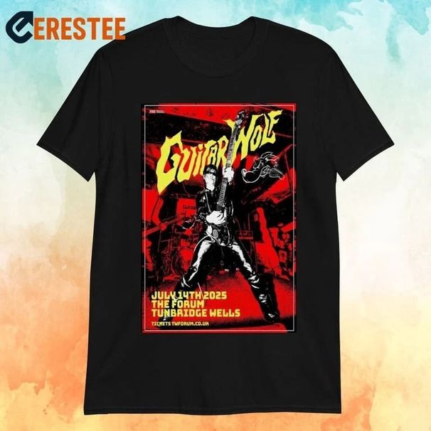 GUITAR WOLF July 14 2025 The Forum, Royal Tunbridge Wells, England Poster Shirt_viptrois.com