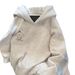 Grey Super Good-looking Cute Cartoon Puppy Sweater Men's And Women's Autumn And Winter Loose Korean Lazy Wind Hooded Jacket_viptrois.com