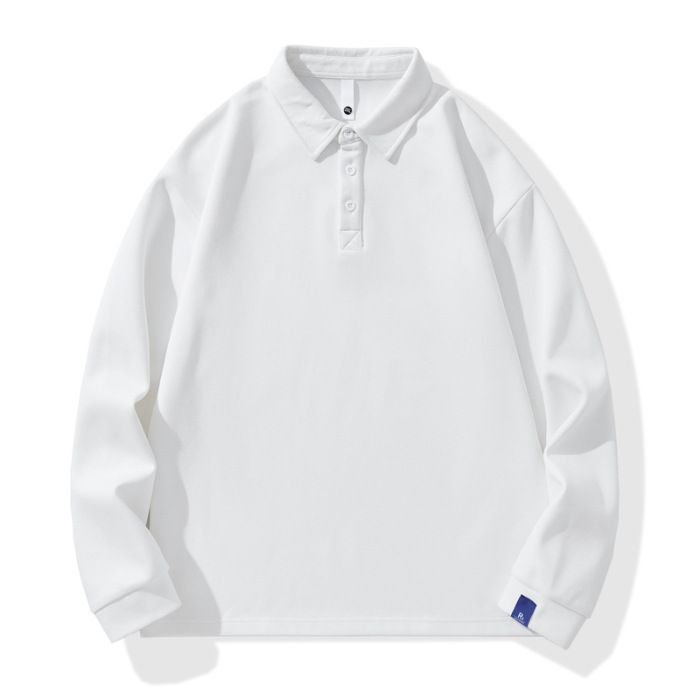 Nordmann Shanggu Clothing 2025 Turn-Down Collar Long Sleeve Polo Shirt Sweatshirt Trendy Comfortable Loose Men's Top_viptrois.com