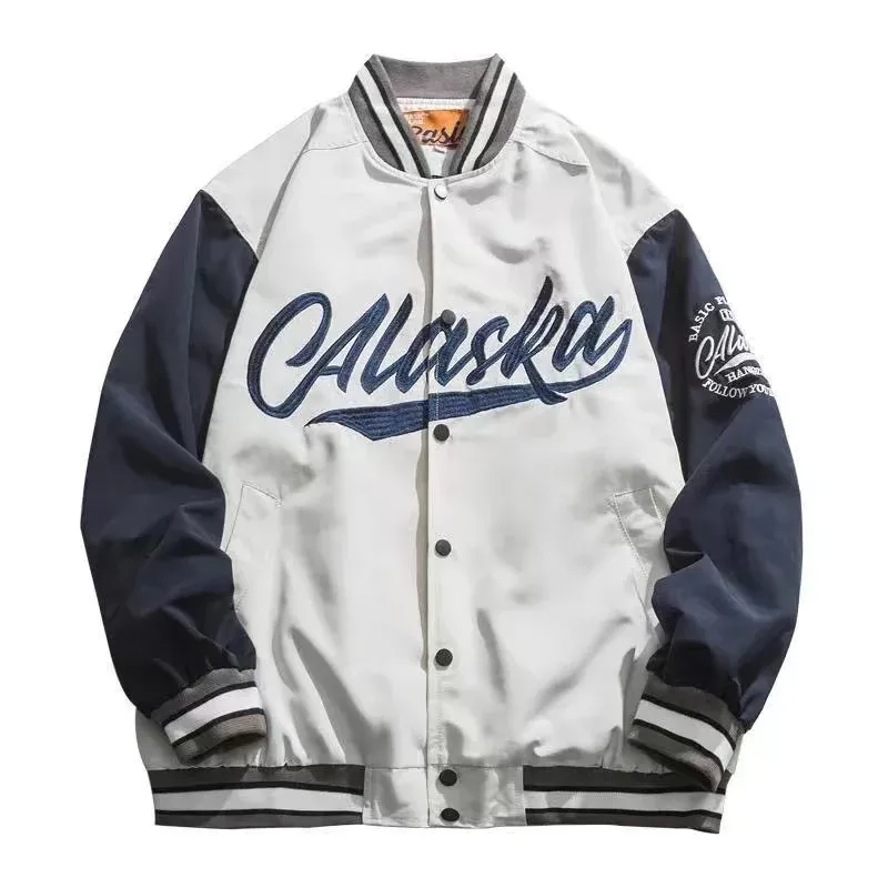 2025 Herbst Und Winter Neue Amerikanische Retro-Hip-Hop-Y2K Lose Männer Und Frauen Dünne Baseball-Kleidung Straßenrennen-Kleidungsjacke_viptrois.com