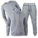 Men’s Fleece Hoodie & Jogger Set – 3-Piece Winter Loungewear (S-XXXL) – Cozy Casual Outfit For Fall & Spring_viptrois.com