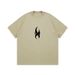 Original American Street Heavy-duty Small Neckline Simple Printed Short-sleeved Summer Men's And Women's Loose Trend Bottoming Shirt_viptrois.com