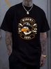 NEW LIMITED Smokin' Eagle Widows Sons Masonic T-Shirt Unisex Fashion Casual Versatile Homme Stylish Top For Everyday Wear Comfortable Graphic_viptrois.com