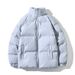 Men's Korean Version Casual Jacket Cotton-padded Short Cotton-padded Clothes Stand-up Collar Bread Clothes Men's_viptrois.com