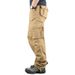 Men's Multi-Pocket Cargo Pants – Rugged Cotton Workwear With 6/8 Utility Pockets & Relaxed Fit_viptrois.com