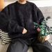 Men's Clothing Soft Waxy Sweater Men's Autumn And Winter Trendy Brand Handsome Lazy Style Warm Imitation Mink Fur Base Sweater_viptrois.com